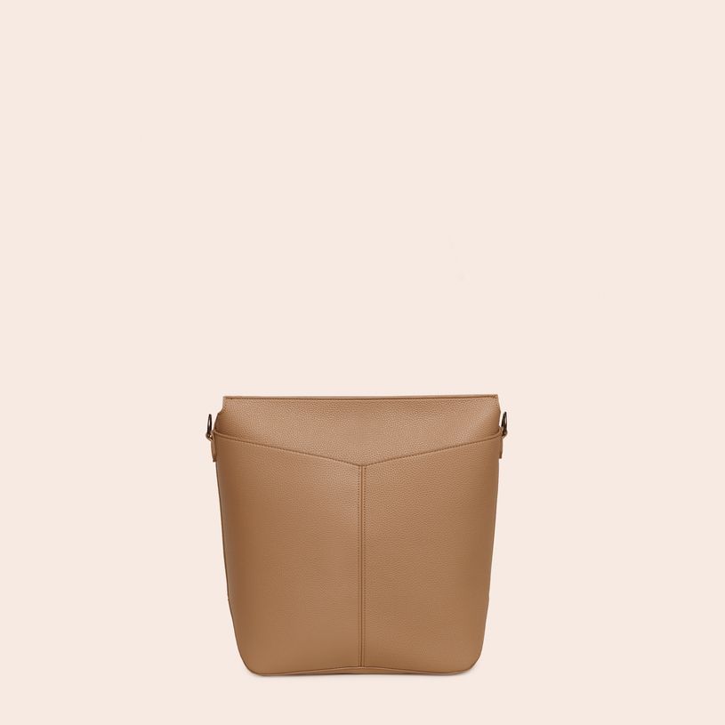 3701749500864-Sac Seau Diane - 33 cm - 1 compartiment - camel - Biopic--4