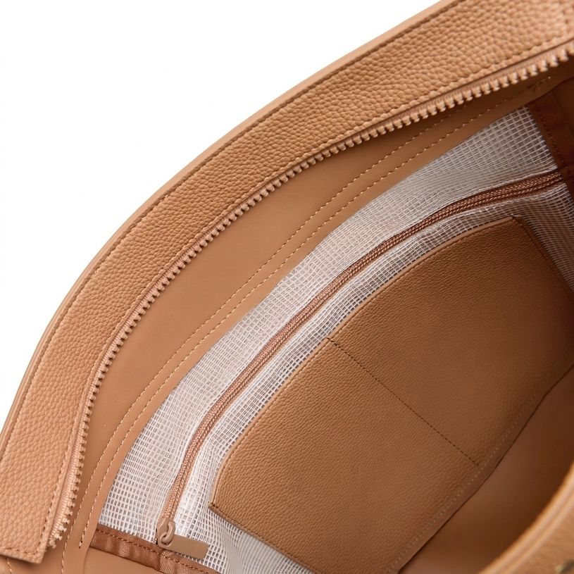 3701749500864-Sac Seau Diane - 33 cm - 1 compartiment - camel - Biopic--6
