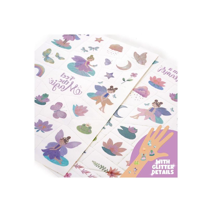 8052694028268-LEGAMI Wonderland - Tatouage temporaire - 50 pièces - fée-P_405263067_3-2