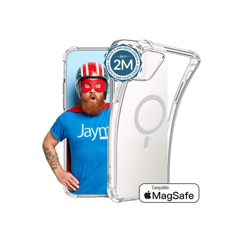 3701263532990-JAYM - Coque de protection pour Apple iPhone 17 Pro Max - MagSafe - transparent-P_405263136_1-0