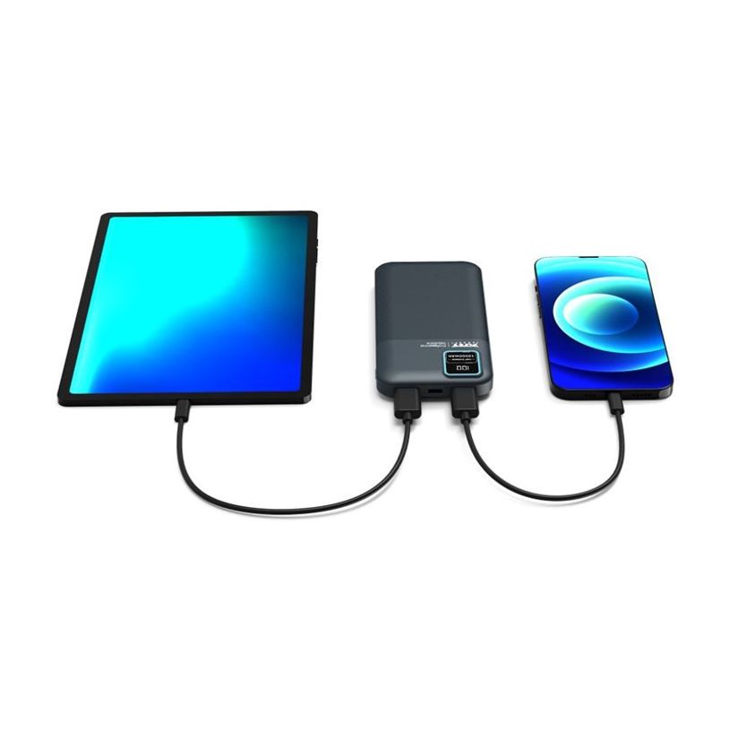 3567049070014-PORT Connect - Batterie de secours - 10000 mAh -  2 connecteurs de sortie (2 x USB) - sur-P_405263230_11-8