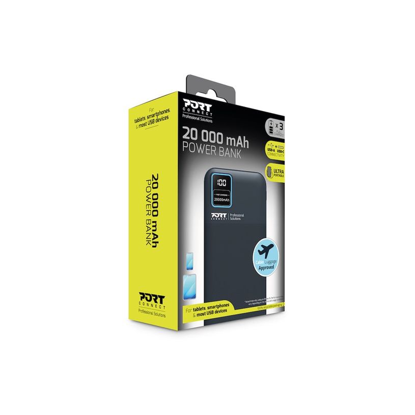 3567049070021-PORT Connect Enduring - Batterie de secours - 20000 mAh - 2 connecteurs de sortie (2 x USB-P_405263231_1-3