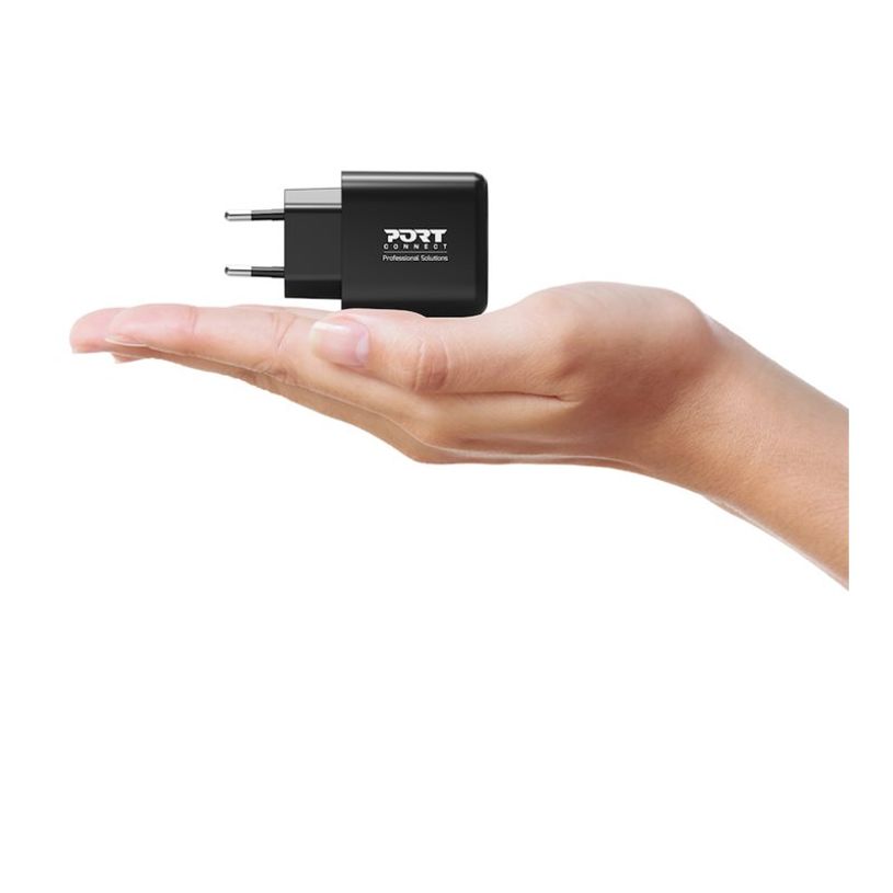 3567042031012-PORT Connect - Adaptateur secteur - GaN - 65 Watt - 2 connecteurs de sortie (USB type A, 2-P_405263236_2-6