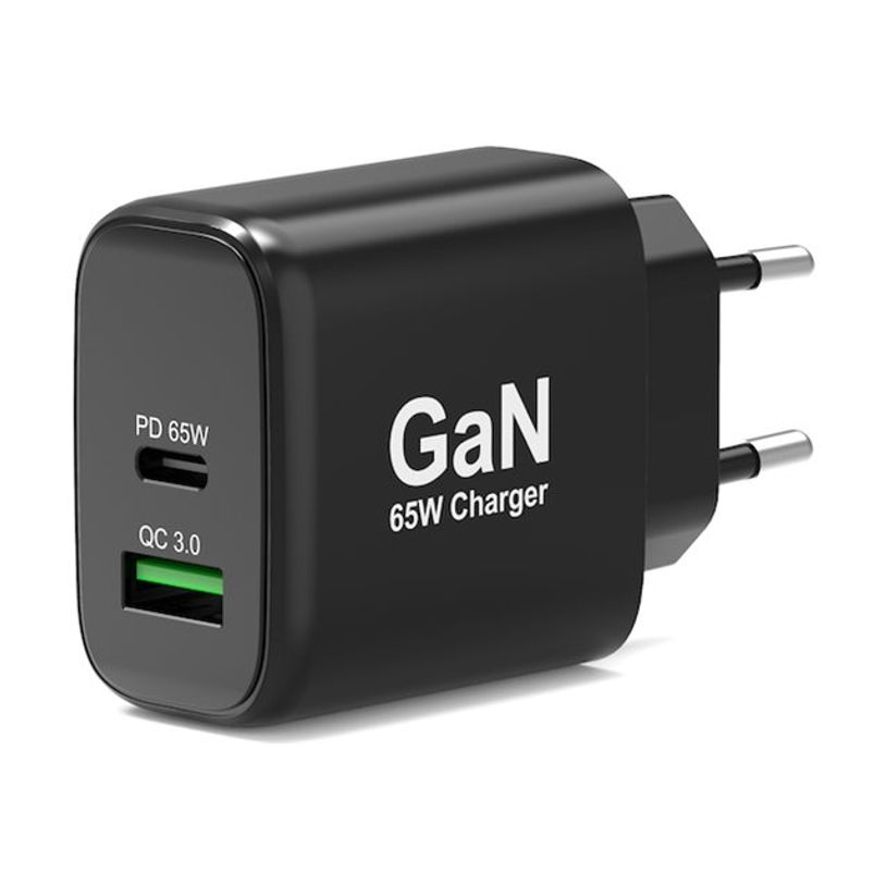 3567042031012-PORT Connect - Adaptateur secteur - GaN - 65 Watt - 2 connecteurs de sortie (USB type A, 2-P_405263236_6-4