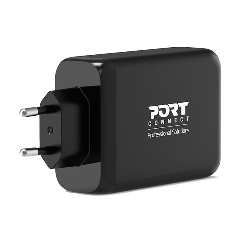 3567042031111-PORT Connect - Adaptateur secteur - GaN - 130 Watt - 4 connecteurs de sortie (USB type A, 3 x USB-C) - -P_405263237_4-3