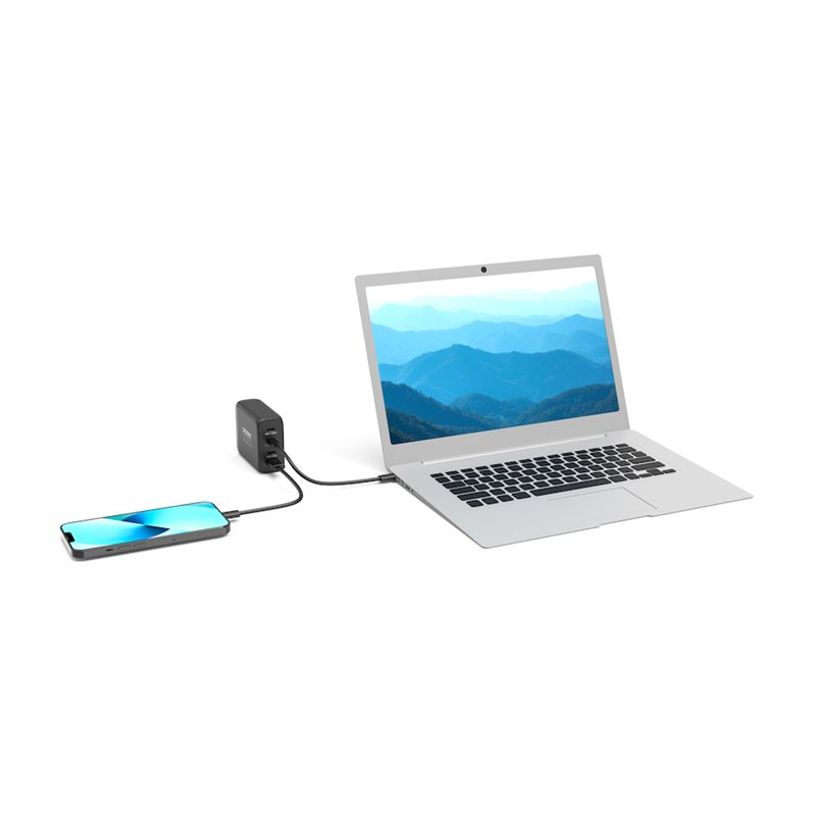 3567042031111-PORT Connect - Adaptateur secteur - GaN - 130 Watt - 4 connecteurs de sortie (USB type A, 3 x USB-C) - -P_405263237_8-6