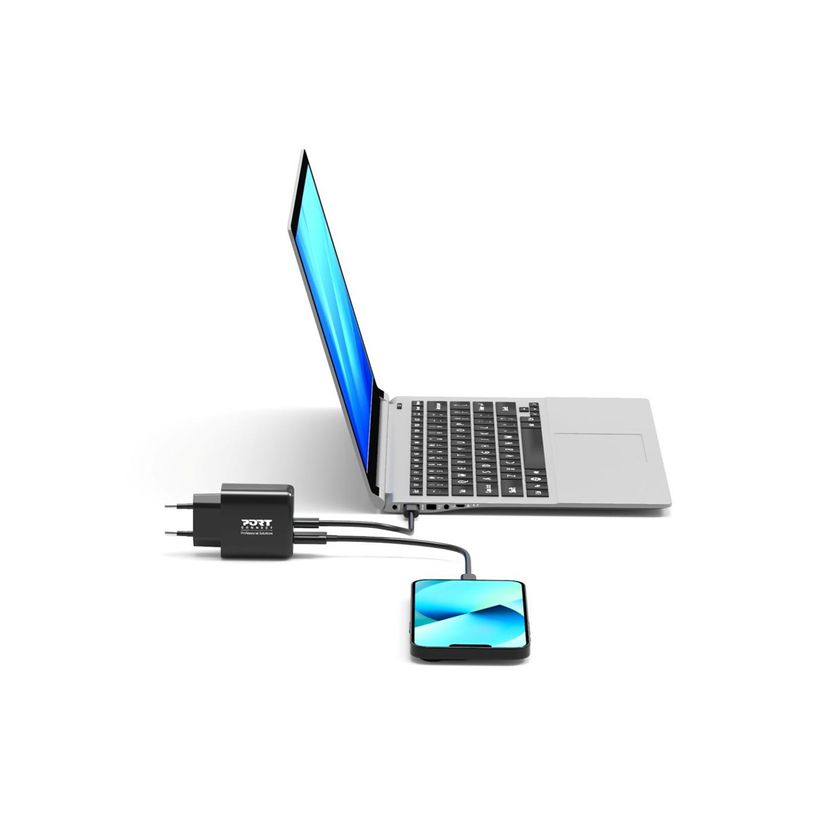 3567045019390-PORT Connect - 4-in-1 Starter Pack - adaptateur secteur - 65 Watt - 2 connecteurs de sorti-P_405263238_1-1