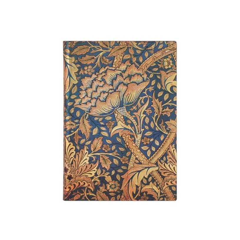 9781439781050-Paperblanks Flexis William Morris - Cahier de notes - reliure cousue et collée - midi - 130 x 180 mm - 176 pages - lign-P_405263443_1-0