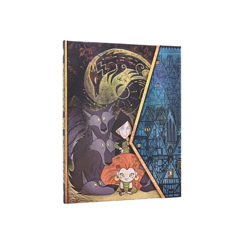 9781439799697-Paperblanks Cartoon Saloon Collection Wolfwalkers - Cahier de notes - reliure cousue et collée - ultra - 180 x 230 mm - 144 pages - ligné - irish -P_405263457_1-0