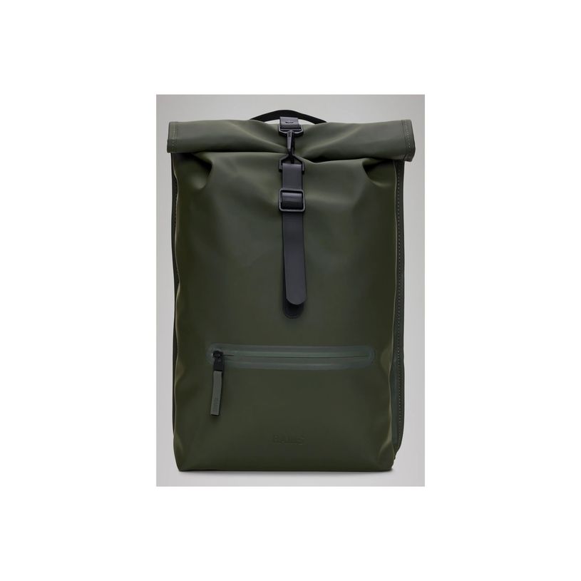 5711747561055-Rains – Sac à dos Roll-top – 13 L – Vert – 2 compartiments – Polyester-P_405263636_4-2