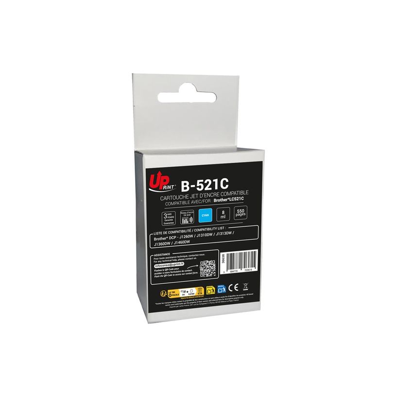 3584770703615-Cartouche compatible Brother LC521 - cyan - Uprint-P_405263655_2-0