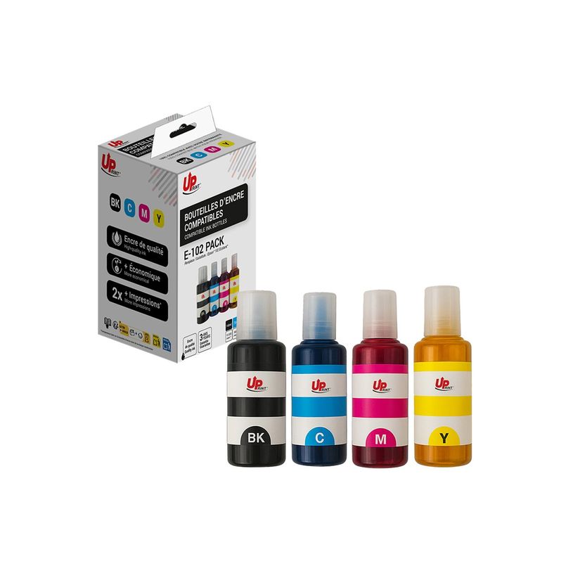 3584770703585-Cartouche compatible Epson EcoTank 102 - Pack de 4 - magenta, cyan, noir, jaune - Uprint-P_405263662_4-1