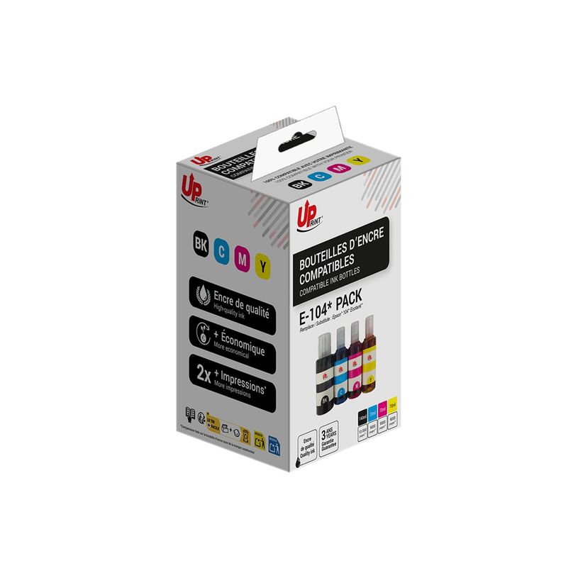3584770703578-Cartouche compatible Epson EcoTank 104 - Pack de 4 - magenta, cyan, noir, jaune - Uprint-P_405263663_4-1