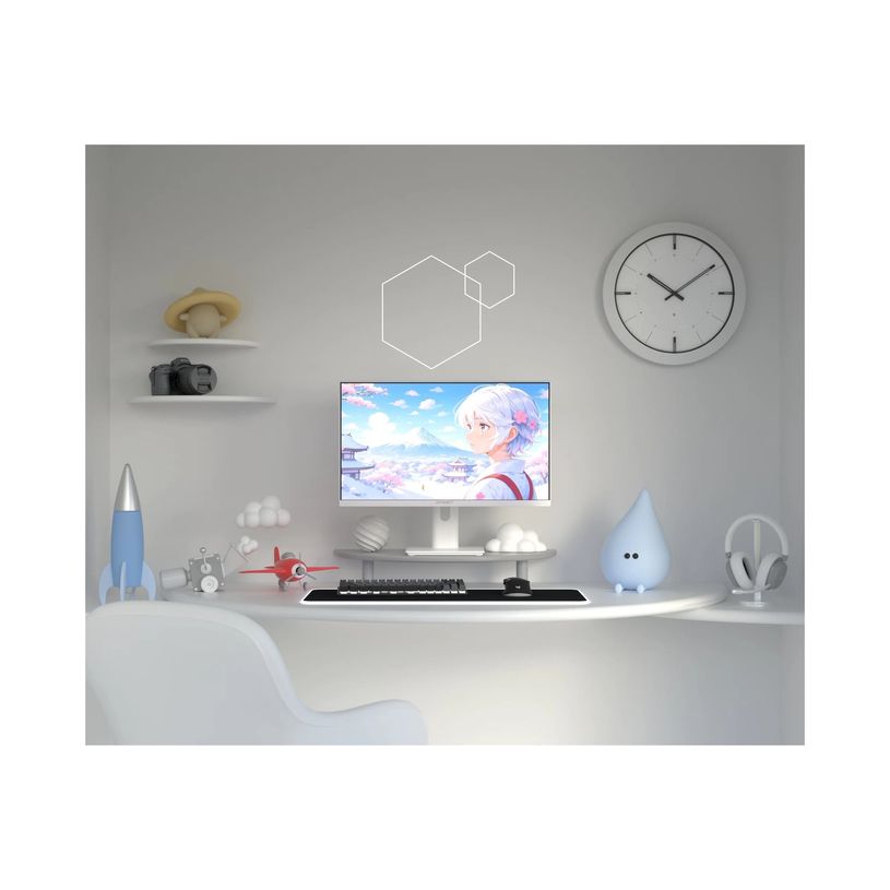 4589511170847-JAPANNEXT JN-IPS238G120F-HSP - Écran LED 23,8" - Full HD (1080p) - 120 Hz - blanc pastel-P_405263667_2-2