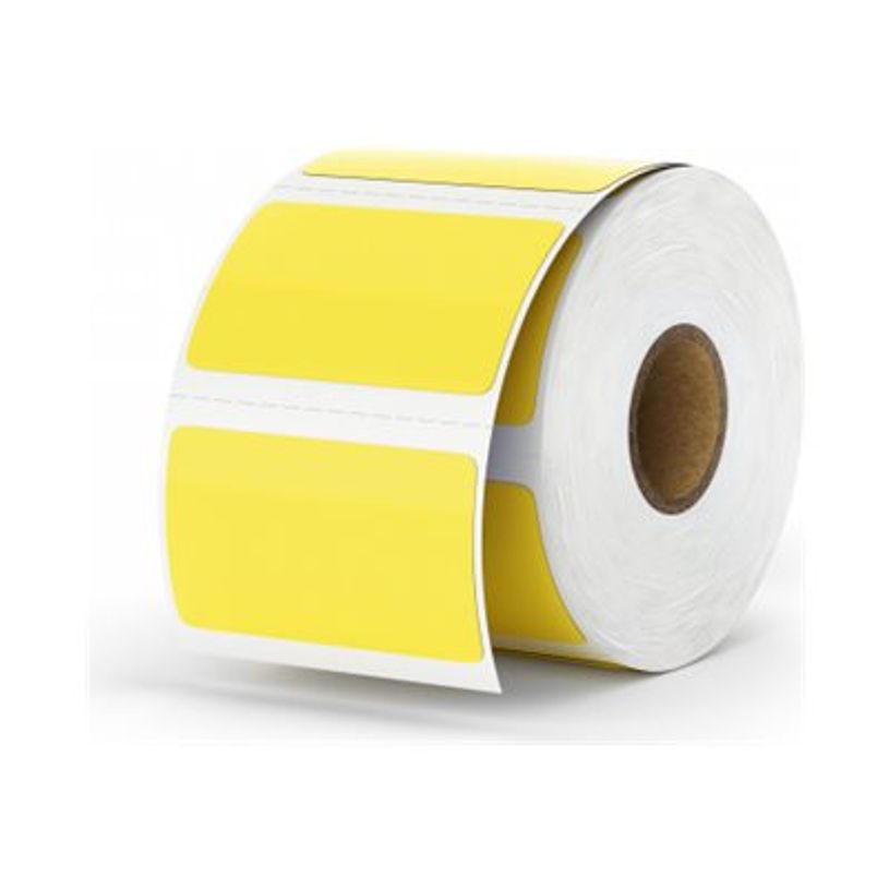 3584770437893-NEUTRAL - 1 rouleau de 1000 étiquettes pour PL70E/PL80E - jaune - 57 x 32 mm-P_405263748_1-0