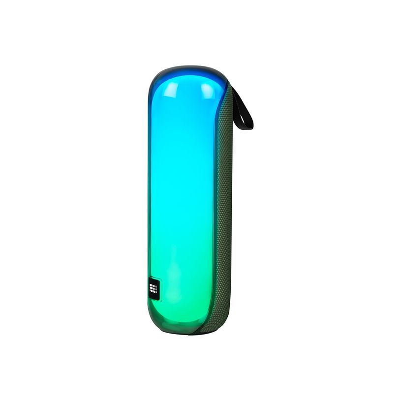3499550389333-BIGBEN Party Tube - Enceinte sans fil lumineuse - Bluetooth - kaki-P_405263859_1-0