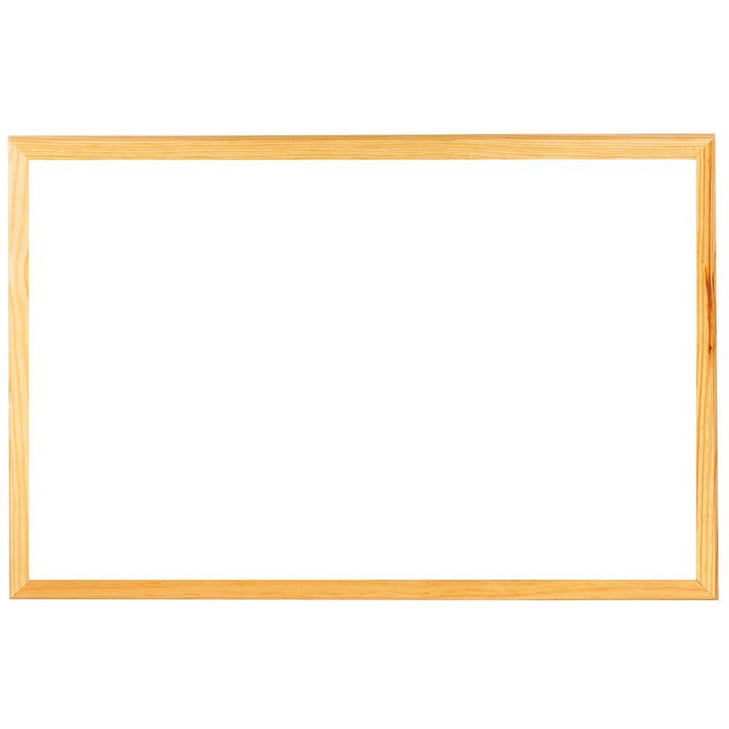 3035262705209-Ulmann - Tableau blanc magnétique 45 x 60 cm - cadre pin--0