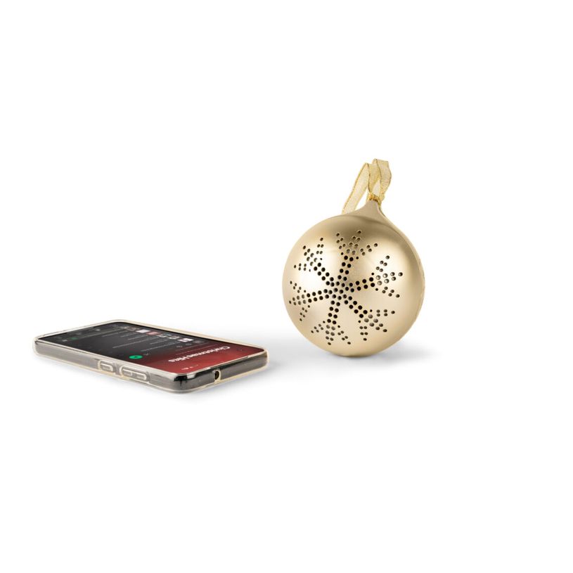 3499550390094-Bigben - Boule de noël lumineuse avec enceinte - or--1