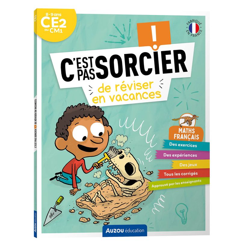 9791039526661-Auzou - C'est pas sorcier de réviser en vacances - du CE2 au CM1--0