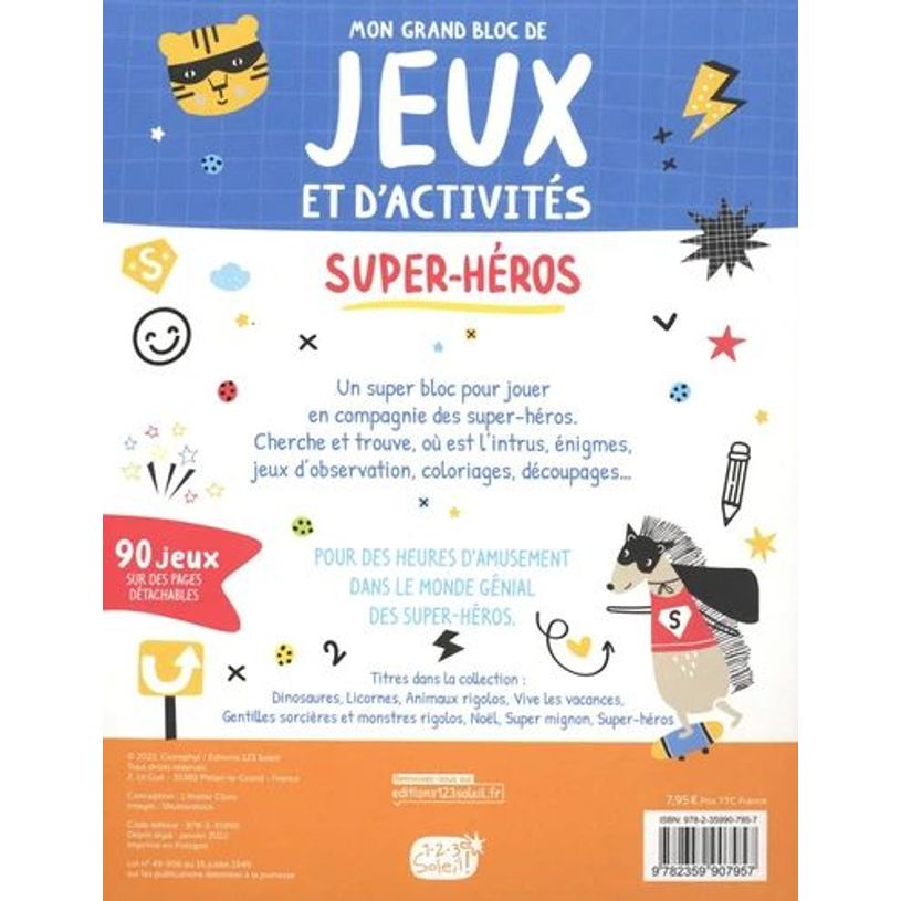 9782359907957-Mon grand bloc de jeux et d'activités - Super héros--1