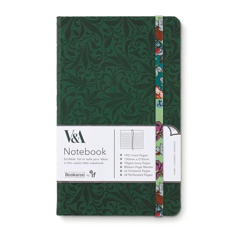 5035393495039-Bookaroo V&A Notebook - journal - A5 - ligné - Sundour--0