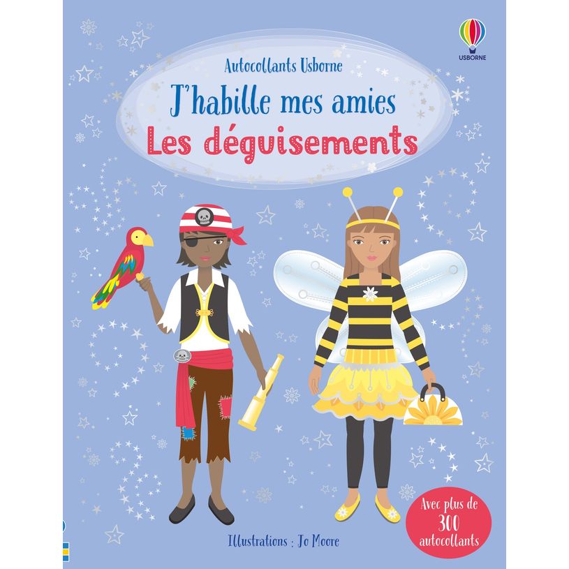 9781836061175-Usborne - J'habille mes amies - Les déguisements - autocollants--0