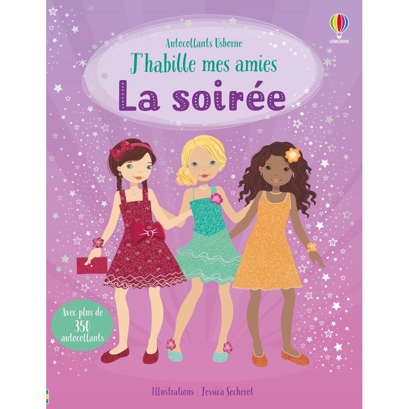 9781836062363-Usborne - J'habille mes amies - La soirée - autocollants--0