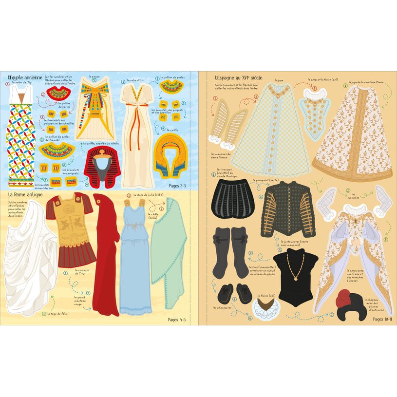 9781835406656-Usborne - J'habille mes amies - La mode à travers les âges - Autocollants--1