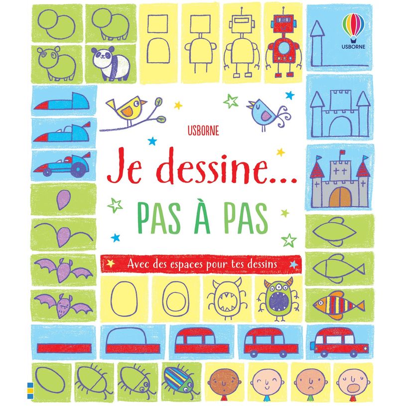 9781409576716-Usborne - Je dessine... pas à pas--0