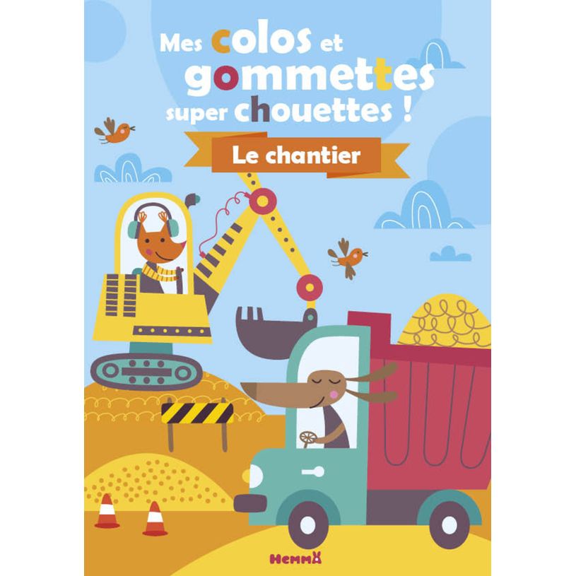 9782508055867-Mes colos et gommettes super chouettes ! - Le chantier--0