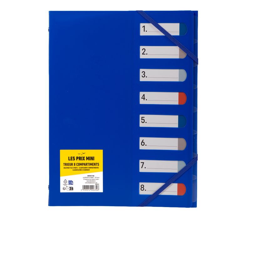 3539012006306-Les prix Mini - trieur A4 - 8 positions - disponible dans différentes couleurs--4