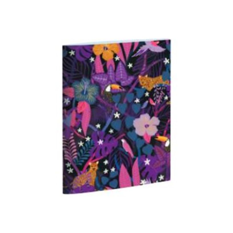 3700368839621-Cahier Select BLUE ART "Nocturne tropicale" - CLEMZILLU - TROPIQUE FANTASTIQUE 16*22cm-P_405264053_1-0
