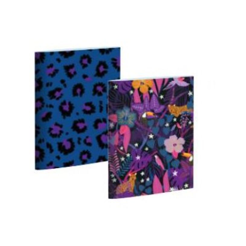 3700368839645-Lot de 2 carnets BLUE ART "Nocturne tropicale" - CLEMZILLU - TROPIQUE FANTASTIQUE 9*14cm-P_405264055_1-0