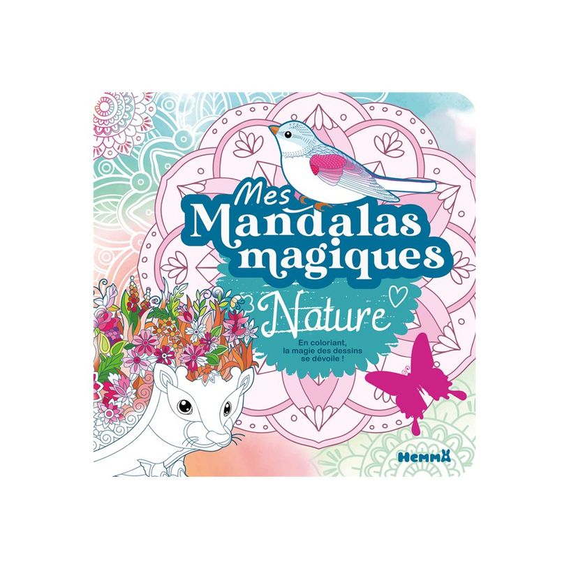 9782508058141-Mes mandalas magiques - Nature - En coloriant, la magie des dessins se dévoile! - livre 