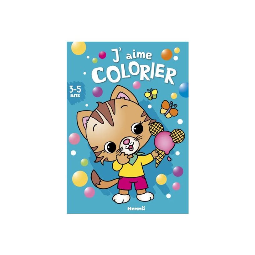 9782508059438-J'aime colorier - Chat - 3 / 5 ans-P_405264319_1-0