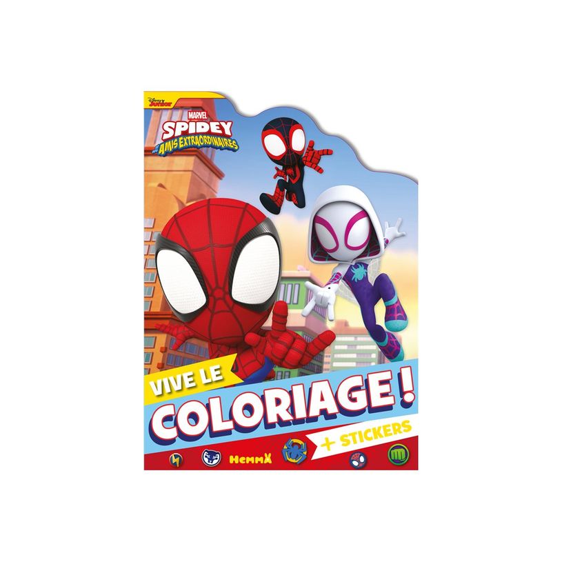 9782508059698-Marvel Spidey et ses amis extraordinaires - Vive le coloriage! (Team Spidey ville) + stick-P_405264336_1-0