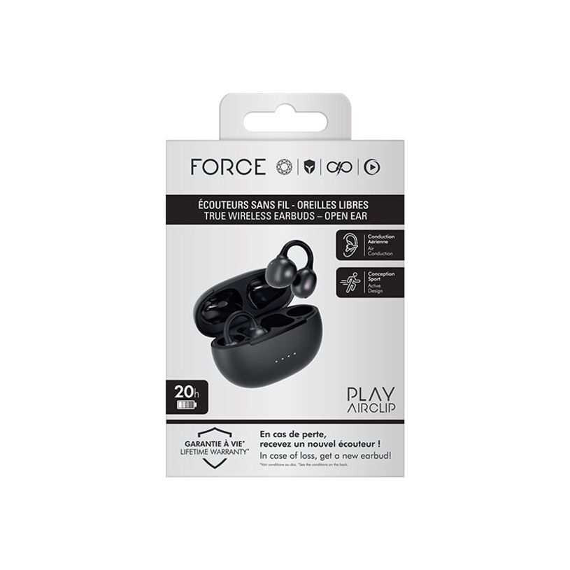 3571211547990-Force Play AirClip - Écouteurs sans fil avec micro - Bluetooth - titane-P_405264348_6-1