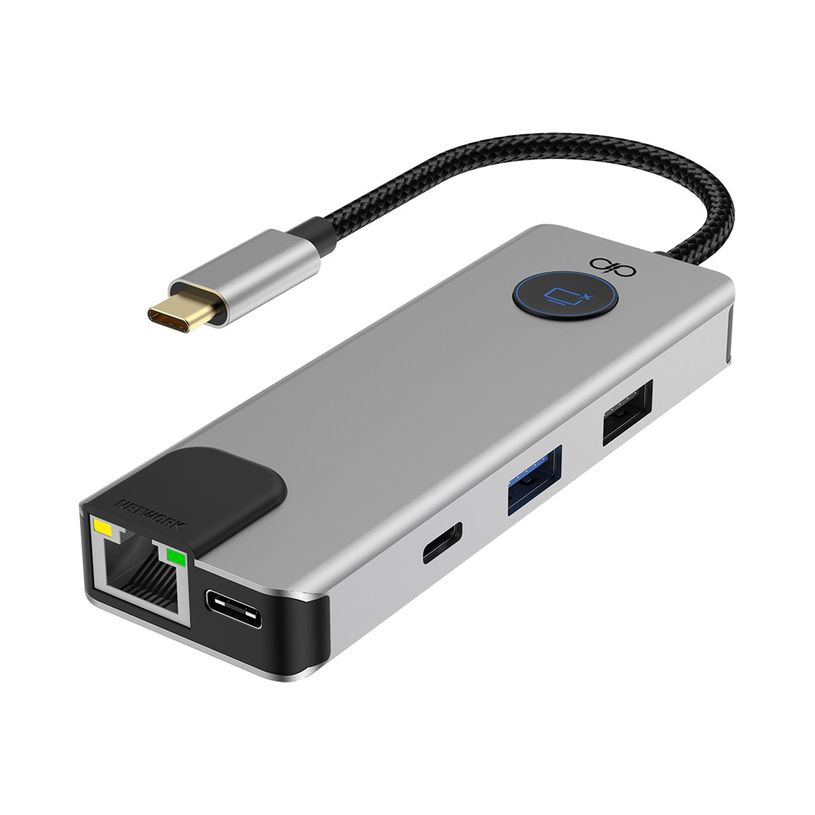 3571211548607-Force Power Lite - Station d'accueil - HUB 7 en 1 - USB-C - HDMI - gris-P_405264350_1-0
