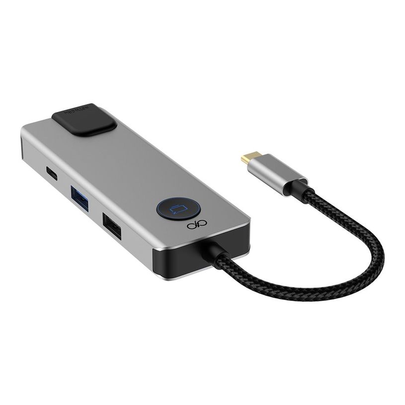 3571211548607-Force Power Lite - Station d'accueil - HUB 7 en 1 - USB-C - HDMI - gris-P_405264350_2-4