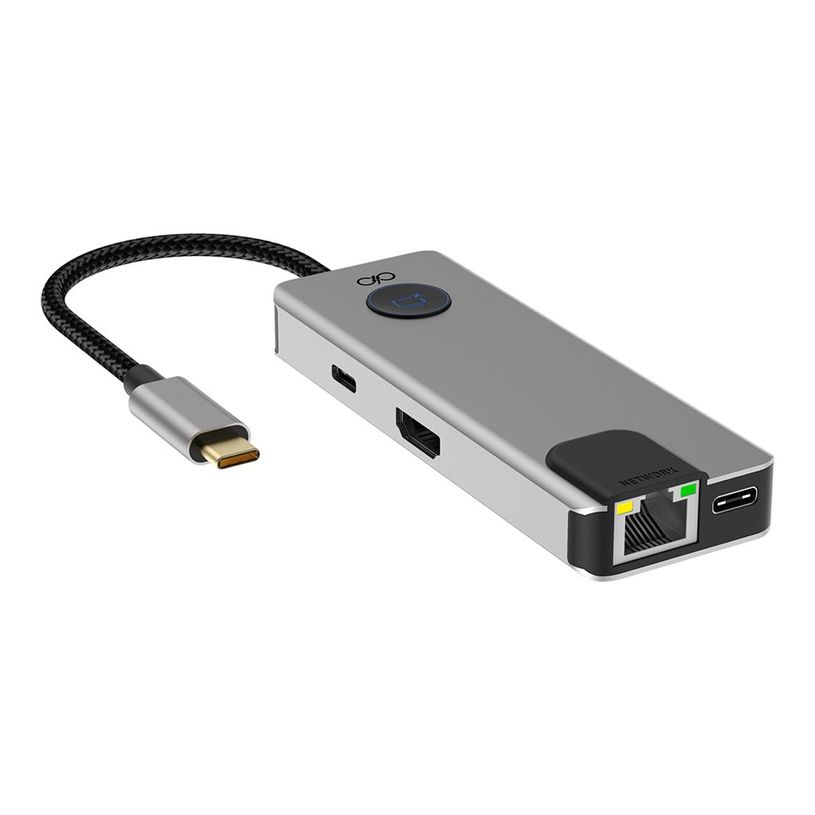 3571211548607-Force Power Lite - Station d'accueil - HUB 7 en 1 - USB-C - HDMI - gris-P_405264350_3-2