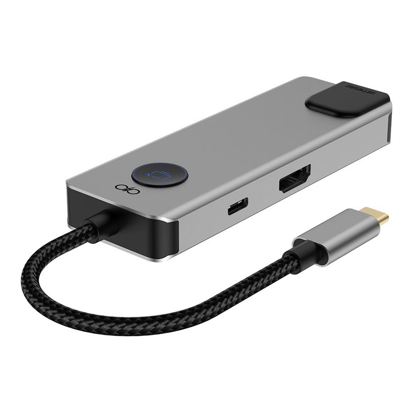 3571211548607-Force Power Lite - Station d'accueil - HUB 7 en 1 - USB-C - HDMI - gris-P_405264350_4-3