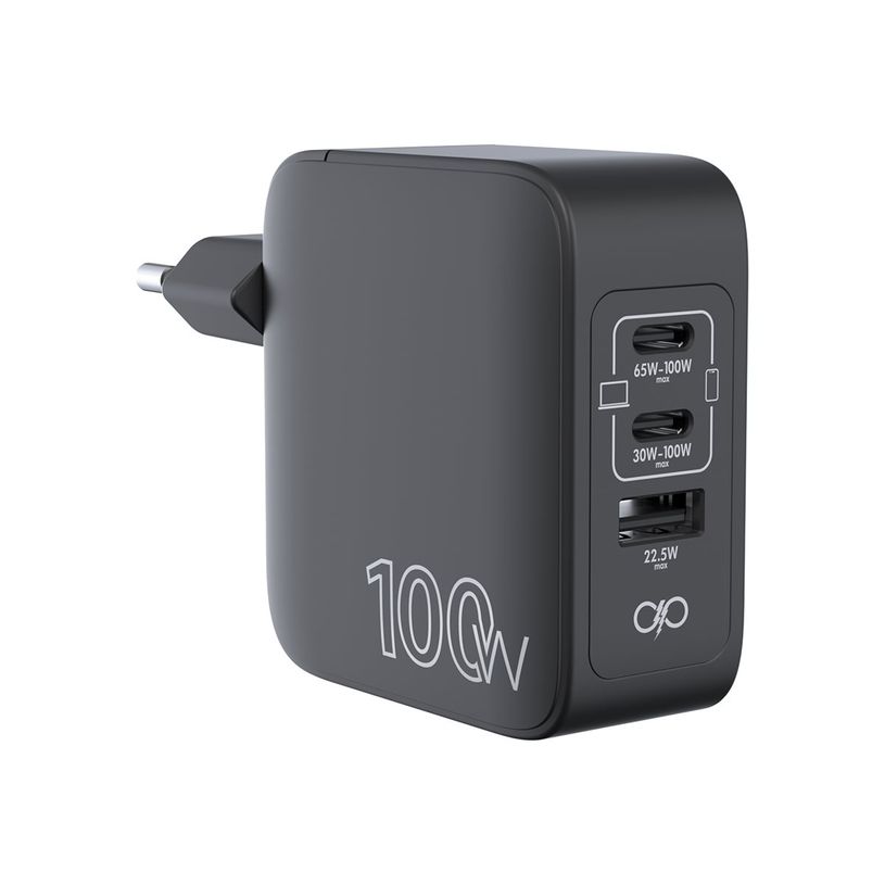 3571211548416-Force Power Lite - Chargeur secteur - 100 Watt - 3 connecteurs de sortie (USB, 2 x USB-C) -P_405264356_3-5