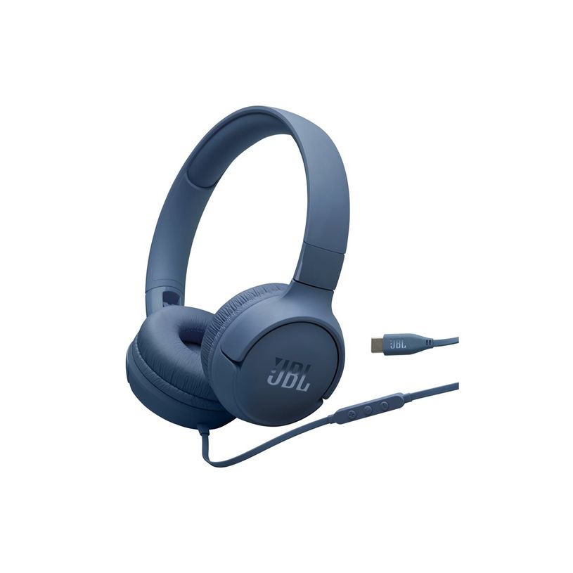 1200130023279-JBL TUNE 520C - Casque avec micro filaire - USB-C - bleu-P_405264376_9-0