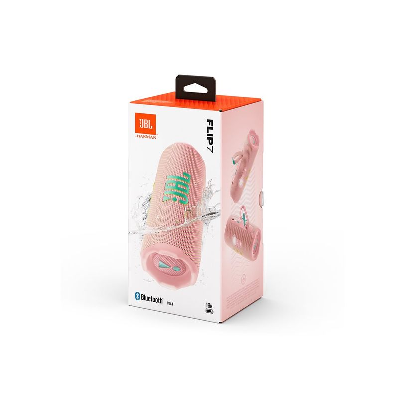 1200130019326-JBL Flip 7 - Enceinte portable sans fil - Bluetooth - 35W - rose-P_405264382_2-11