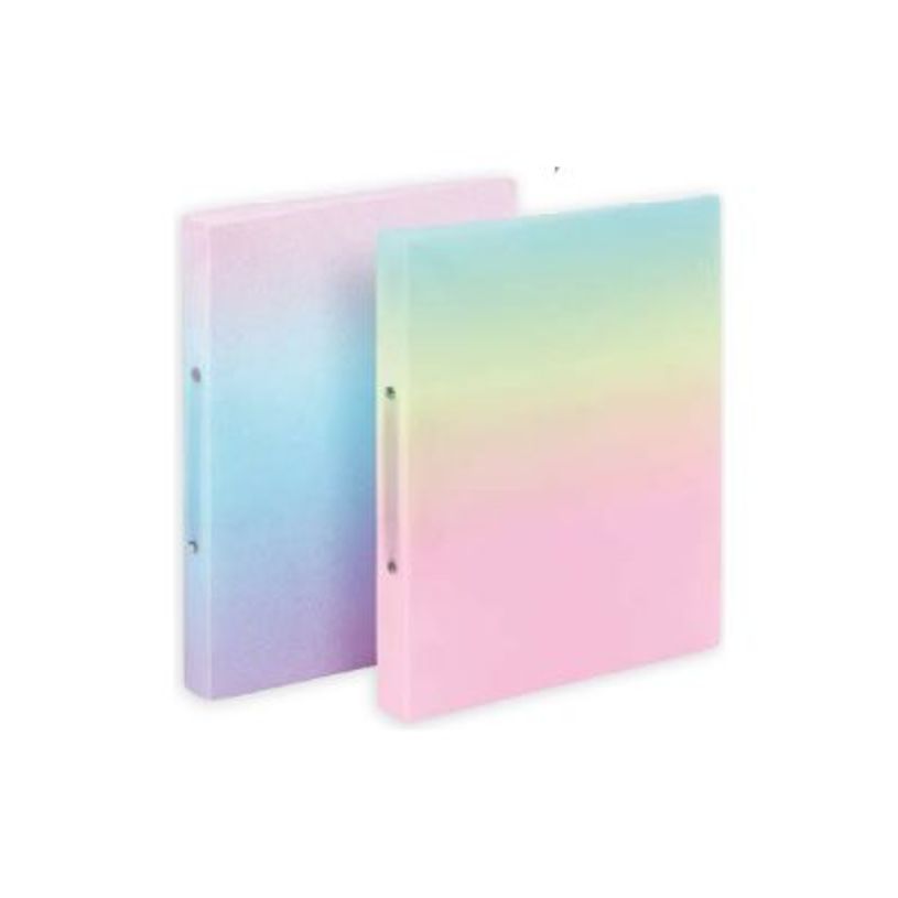 3135258185111-Classeur 2 anneaux A4 dos 3,5cm - GLITTERY - Viquel-P_405264408_1-0