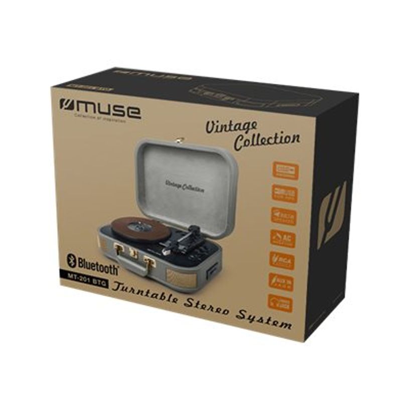 3700460207861-Muse Vintage Collection MT-201 BTG - Platine vinyle portable - 3 vitesses - bluetooth, USB-P_405264471_1-1