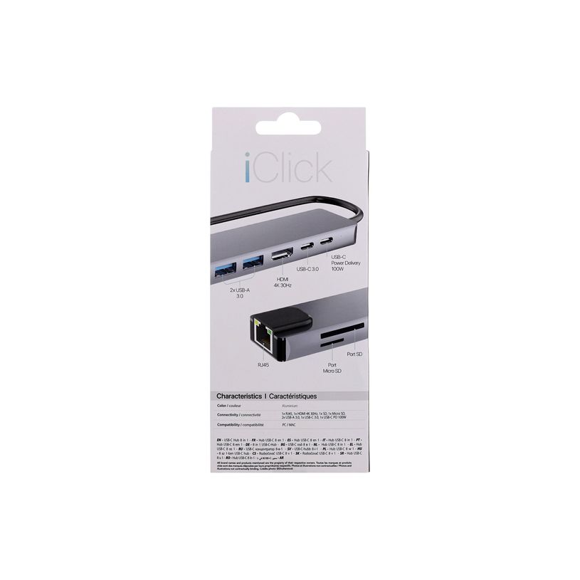 3303170124147-T'nB iClick - Station d'accueil - USB-C - HDMI - 1GbE-P_405264480_5-2