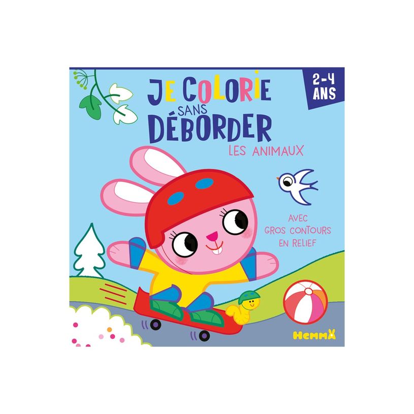 9782508060236-Je colorie sans deborder (2-4 ans) - les animaux -avec gros contours en relief-P_405264921_1-0