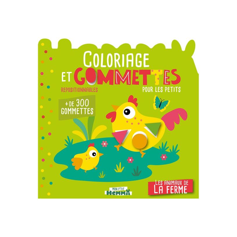 9782508060410-Mon p'tit hemma - coloriage et gommettes pour lespetits - les animaux de la ferme - + de 3-P_405264932_1-0