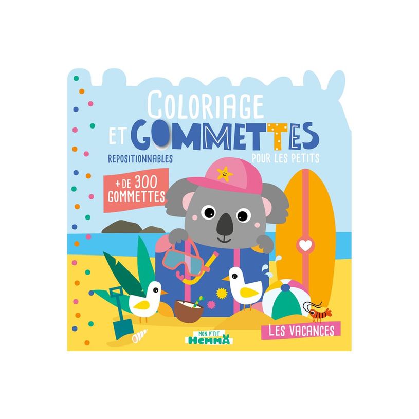 9782508060809-Mon p'tit hemma - coloriage et gommettes pour lespetits - les vacances - + de 300 gommette-P_405264934_1-0